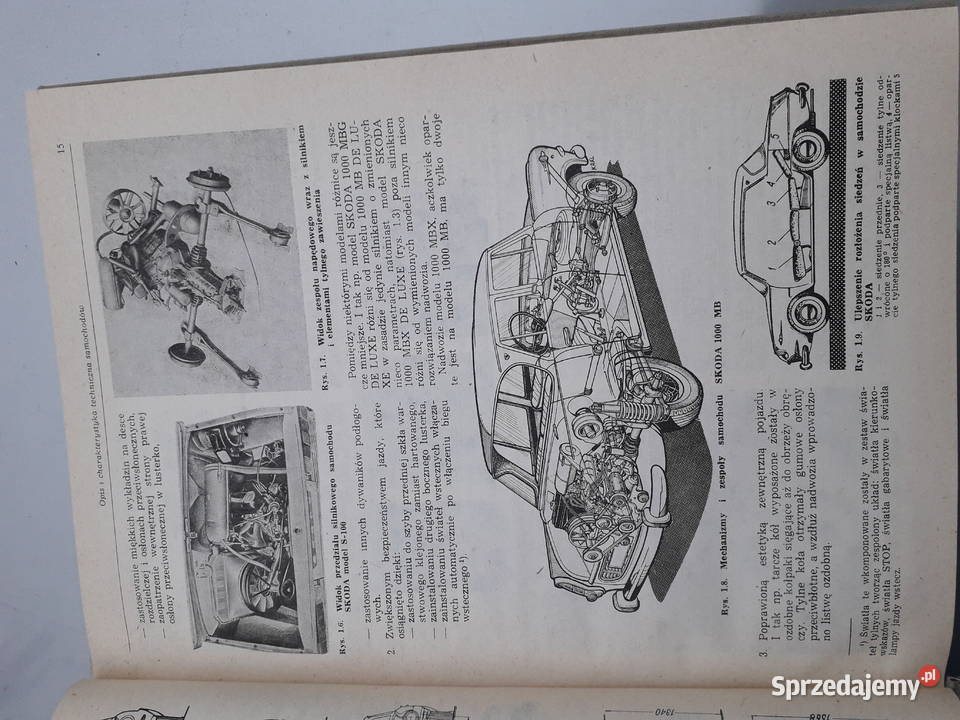 Naprawa samochodów Skoda 1000 MB S100 S110 nieuszkodzony Warszawa