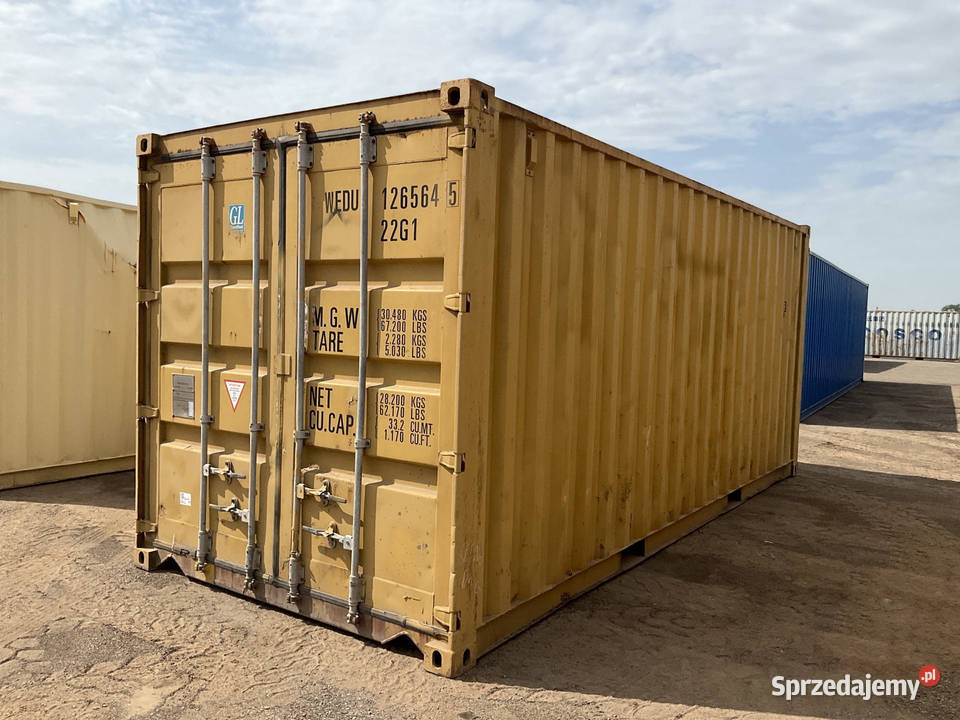 Kontener morski magazyn 20DV 6M transport