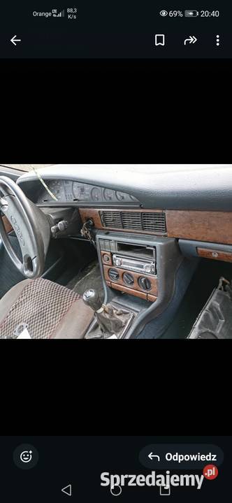 Audi 100 c3 22 benzyna szeroki licznik dawca Wisznice