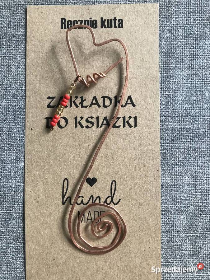 Zakładka do książki z miedzi ręcznie kuta Hand Warszawa