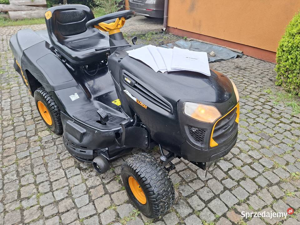 Mc Culloch traktor kosiarka 1 w ogrodach Syców