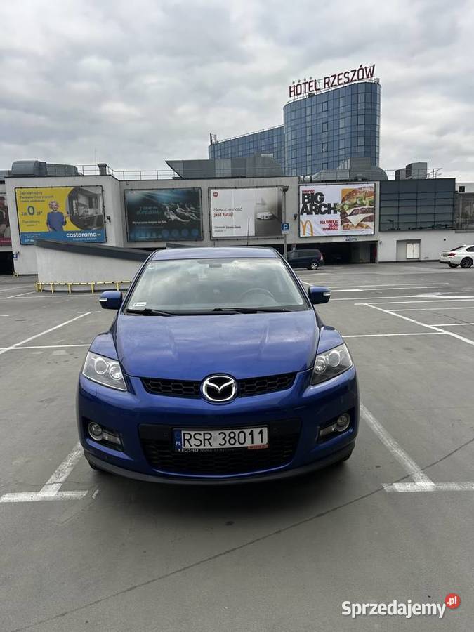 Mazda CX7 23 MZR DISI Turbo Benz LPG granatowy podkarpackie Strzyżów