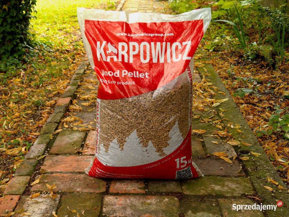 Pellet sosnowy Karpowicz czysta trocina EN A1 podlaskie Łomża