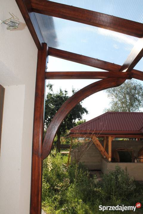 DASZEK DRZWI DREWNIANY POKRYTY POLIWĘGLANEM lubelskie Łuków