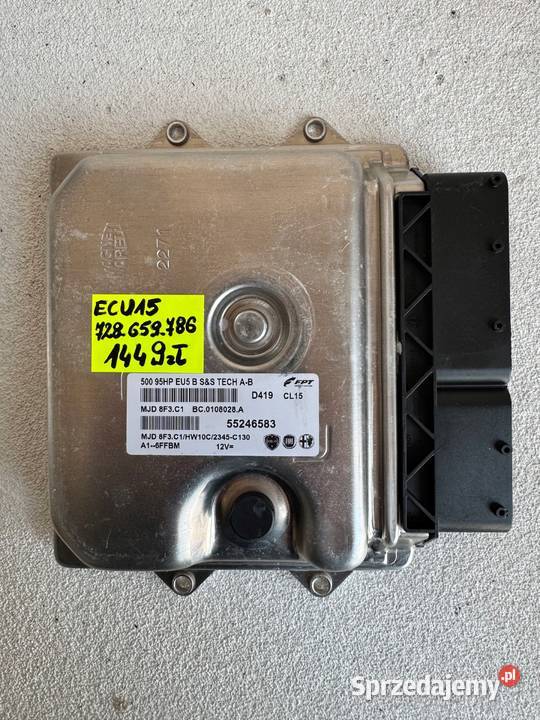 NOWY KOMPUTER STEROWNIK SILNIKA ECU FIAT 500 mazowieckie