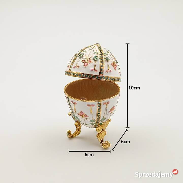 Jajko jajo faberge pojemniki szkatułka Zawiercie