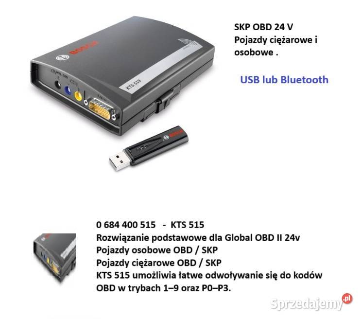 KTS 515 tester SKP 24v OBD 24v ITS Bielsko-Biała