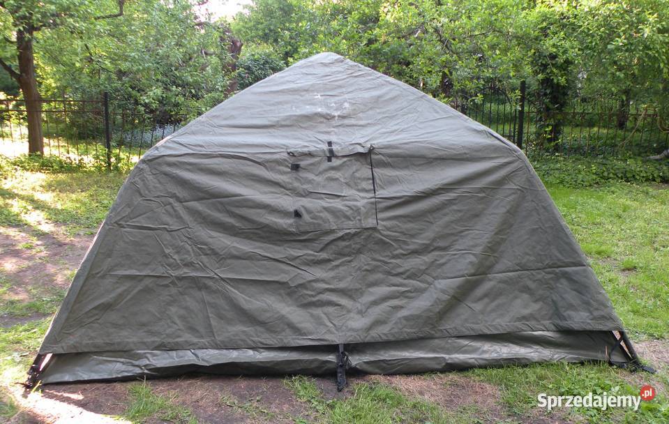 Namiot Us Army five soldier crew tent greenwhite Wrocław sprzedam