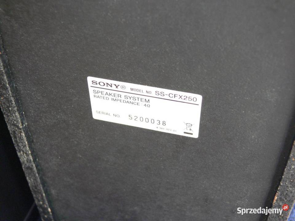 Wieża Sony HCDFX200 pil USB mp3 CD RDS AUX Wieże i miniwieże