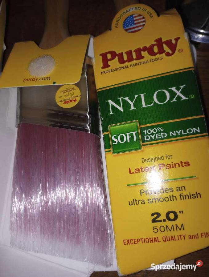 Pędzle Purdy Nylox Glide USA 50MM Przemyśl sprzedam