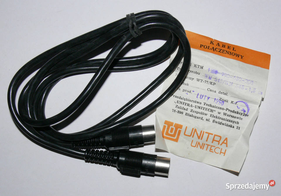 KABEL wtyk WM545 WM545 DIN5 UNITRA RADMOR DIORA zachodniopomorskie Białogard