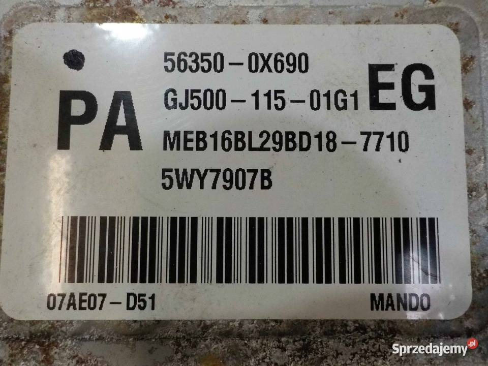 HYUNDAI i10 I 10r modul wspomagania 563500X690 Suków