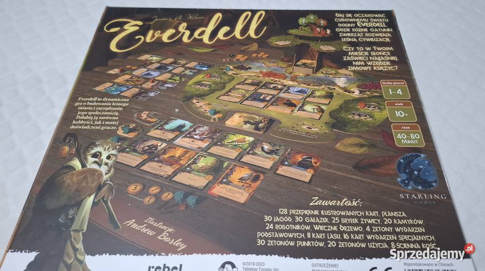 Gra planszowa Everdell edycja polska Rebel nowa Czeladź