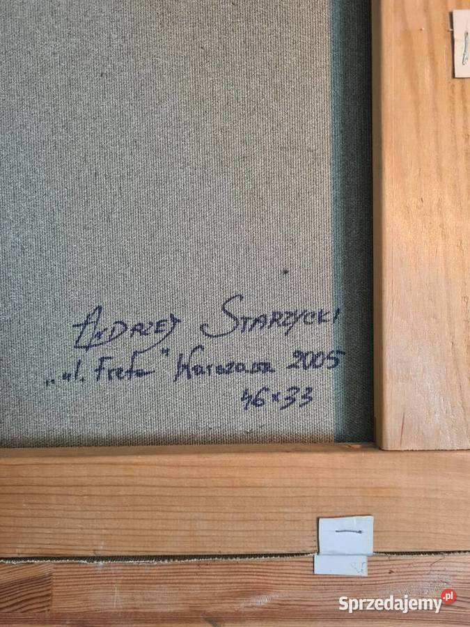 Sprzedam obrazy Andrzeja Starzyckiego Malarstwo Warszawa sprzedam