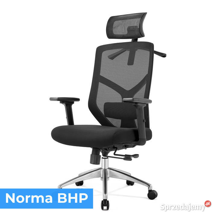 Fotel biurowy ergonomiczny Rosa czarny ANGEL Jarosław