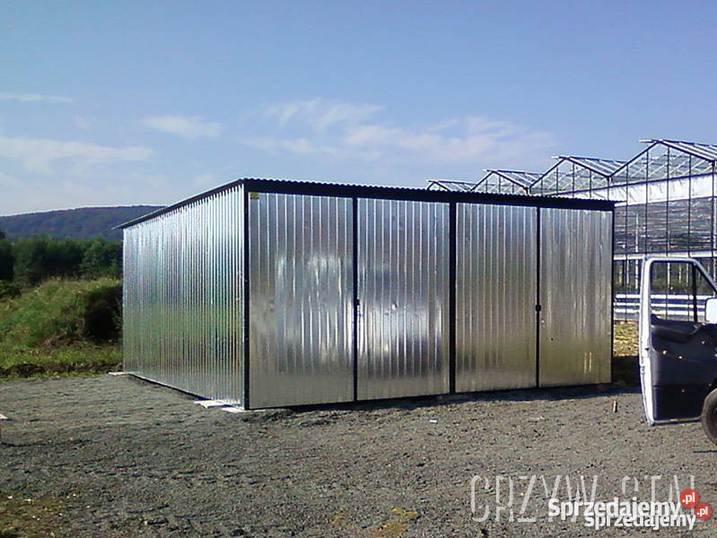 Garaż Blaszany Grafitowy MAŁA HALA Wiata Magazyn Sprzedaż Częstochowa