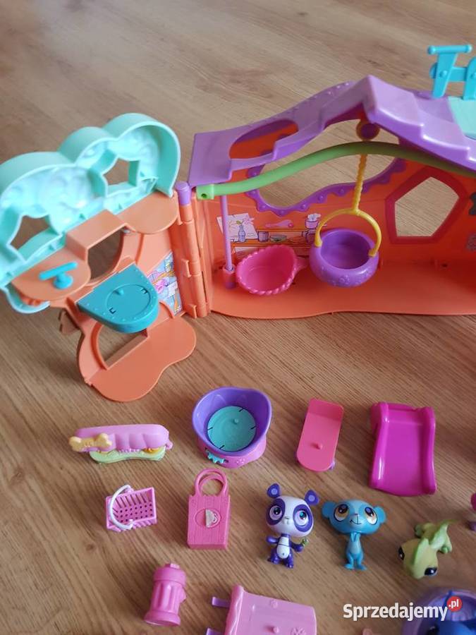 Littlest pet shop domek pomarańczowy lps Rożki