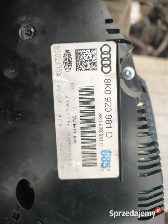 WSKAŹNIKI LICZNKI ZEGARY 20 TDI A4 B8 8K0920981D