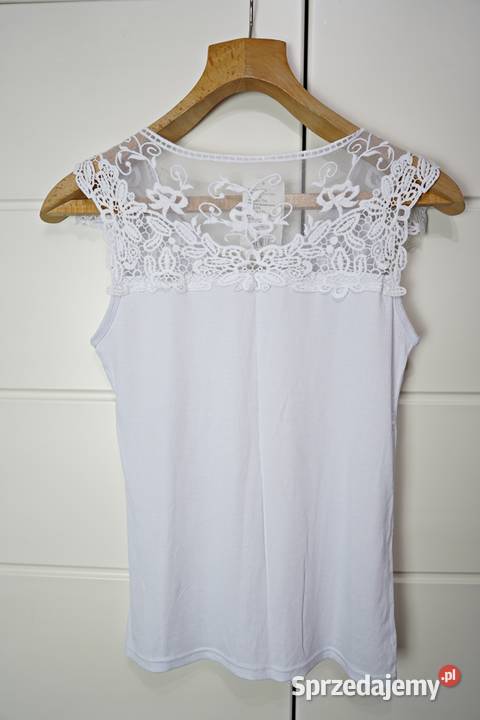 Bluzka koronkowa biała Ideal mazowieckie Warszawa