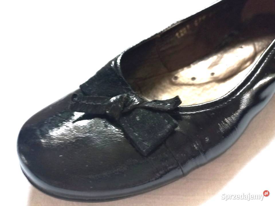Baleriny czarne Lakierki damskie r 38 Eksbut Białystok