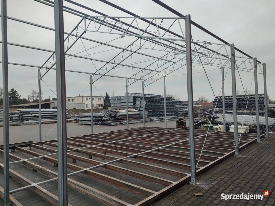 Konstrukcja stalowa hali 8 x 24 słup 4 m NOWA Przekupów