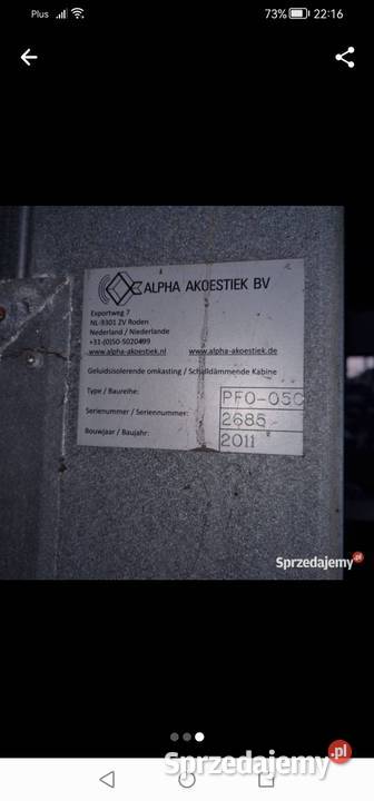 Sprzedam kabinę akustyczną Piotrków Trybunalski sprzedam
