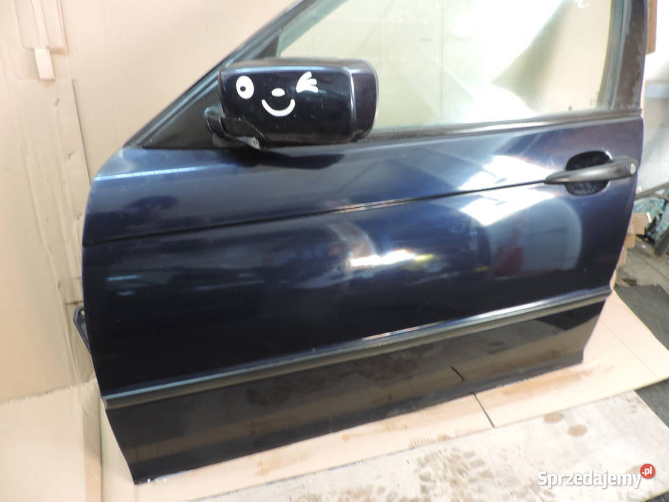 DRZWI LEWY PRZÓD BMW E46 FL SEDAN ORIENTBLAU osobowe Nowy Sącz sprzedam