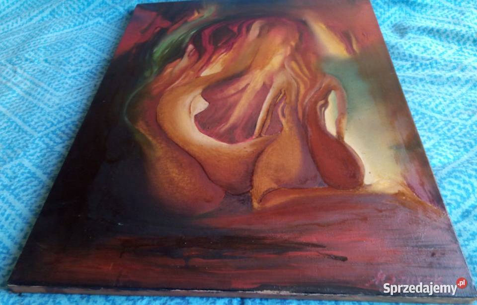 A Mazurek Dwie kobiety Olej na płótnie