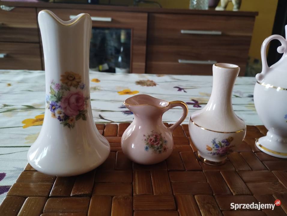 PRL wazoniki mini porcelana Piękne hammer Czech Kutno sprzedam