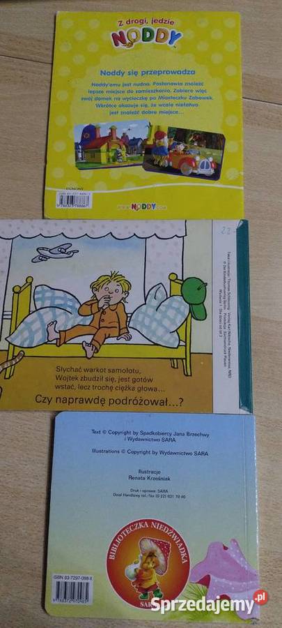 Stonoga Podróże Wojtka i Noddy się przeprowadza Rok wydania 1990 Książki dla dzieci Lublin
