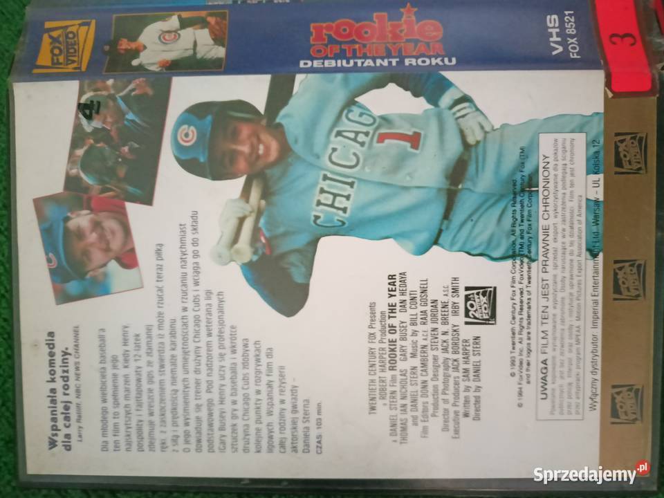 Kaseta VHS film Rookie the heart Rzeszów