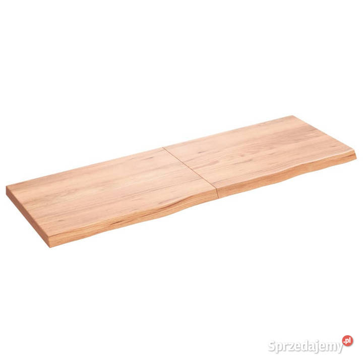Półka brązowa 180x60x26 lakierowane lite drewno Warszawa