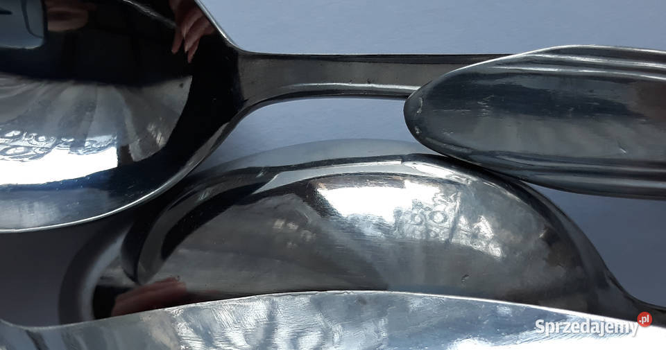 Łyżki obiadowe BAKELIT Gerlach sztućce PRL Dąbrowa Górnicza