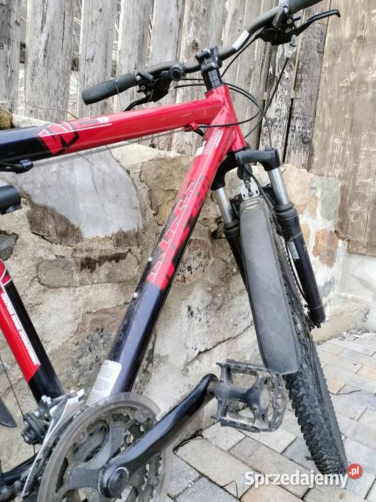 Czerwono czarny rower górski wheeler pro 19 Górskie, MTB