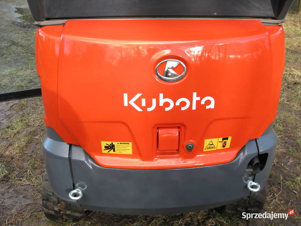 Minikoparka Kubota KX 0164 z 2015 r 0184 0194 Kołczygłowy