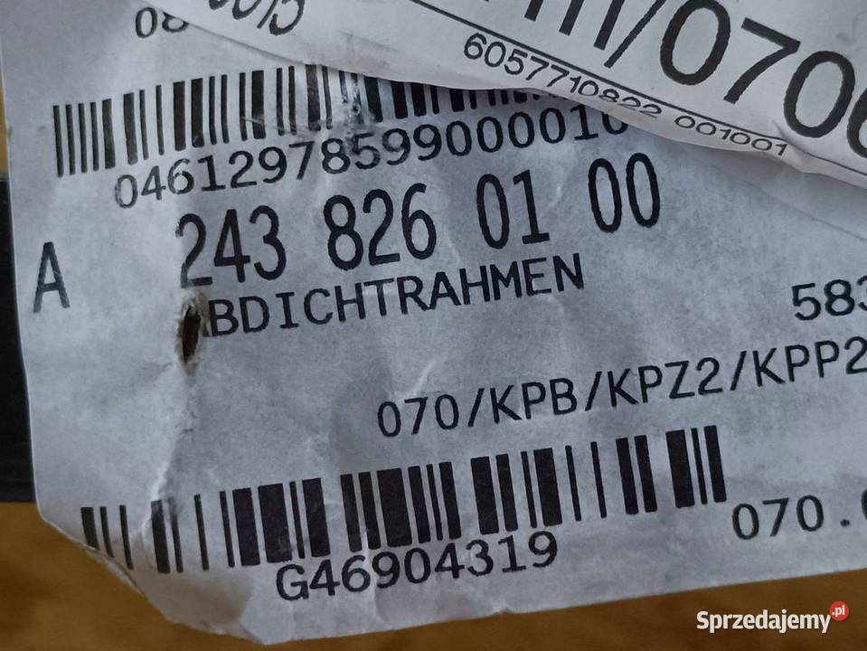 MERCEDES EQB 22 USZCZELKA LAMPY LEWY PRZÓD Motoryzacja Pleszew