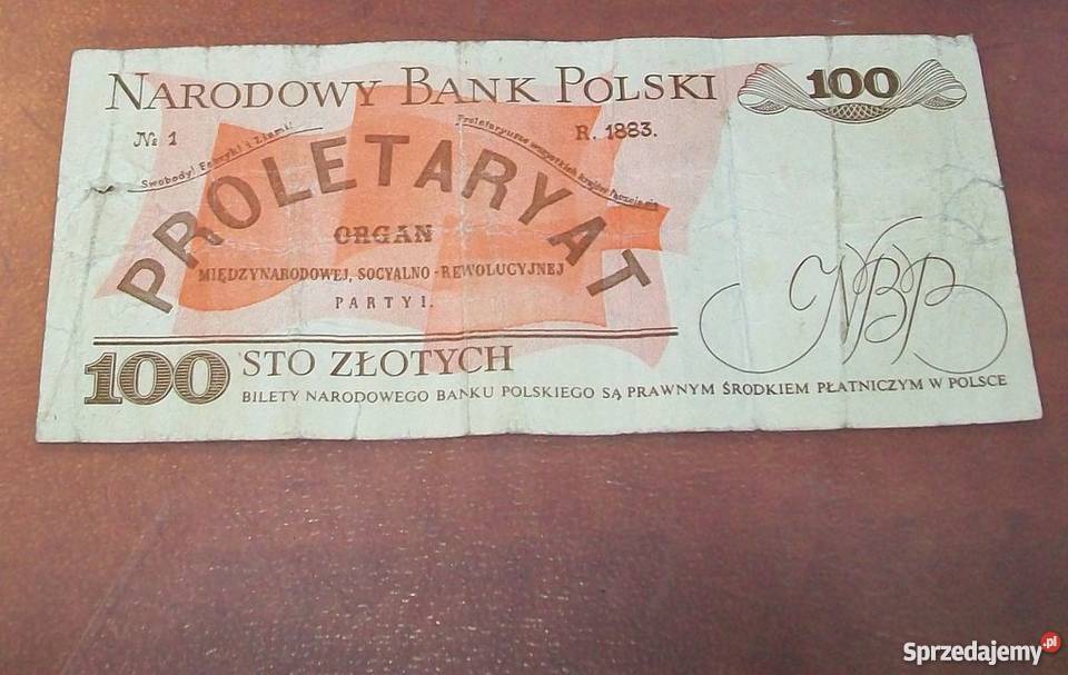 100 WARYŃSKI 1988 PRL DESTRUCT BŁĘDODRUK