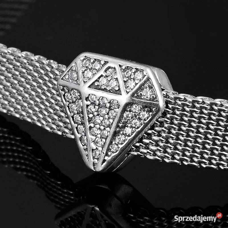 Charm do bransoletek modułowych klips diament Warszawa sprzedam