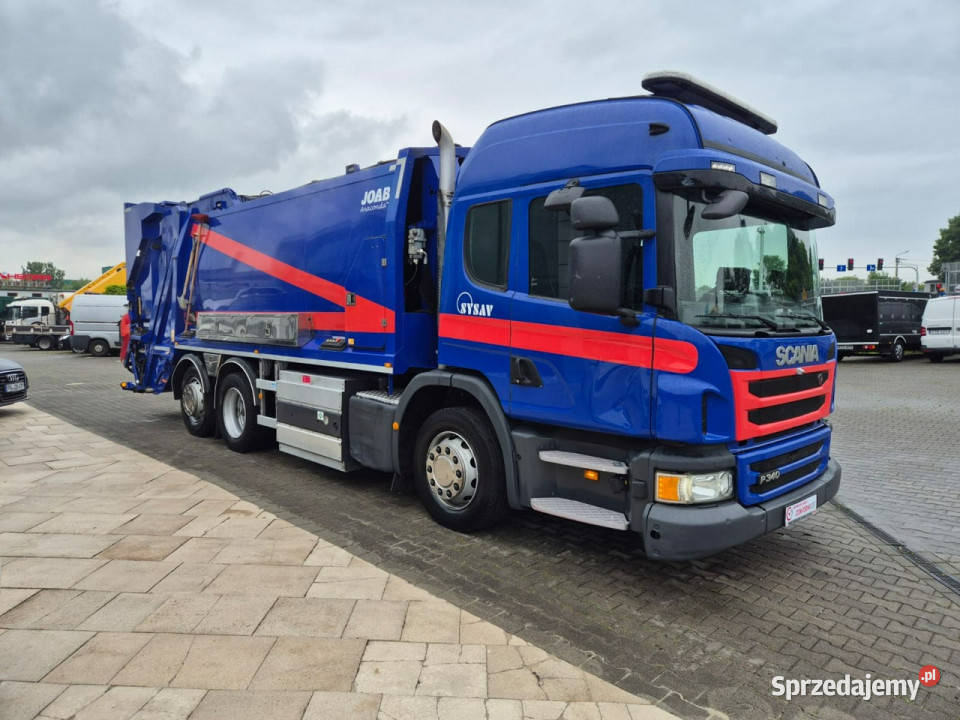 Scania P340 LB 6X2 ŚMIECIARKA 2 KOMORY JOAB Samochody ciężarowe