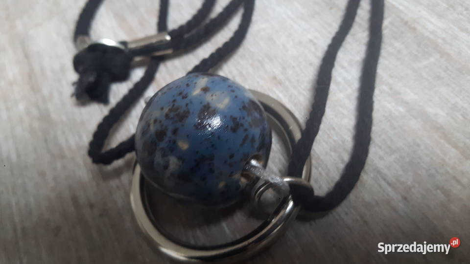 Naszyjnik ceramiczny ręcznie wykonany mazowieckie Otwock