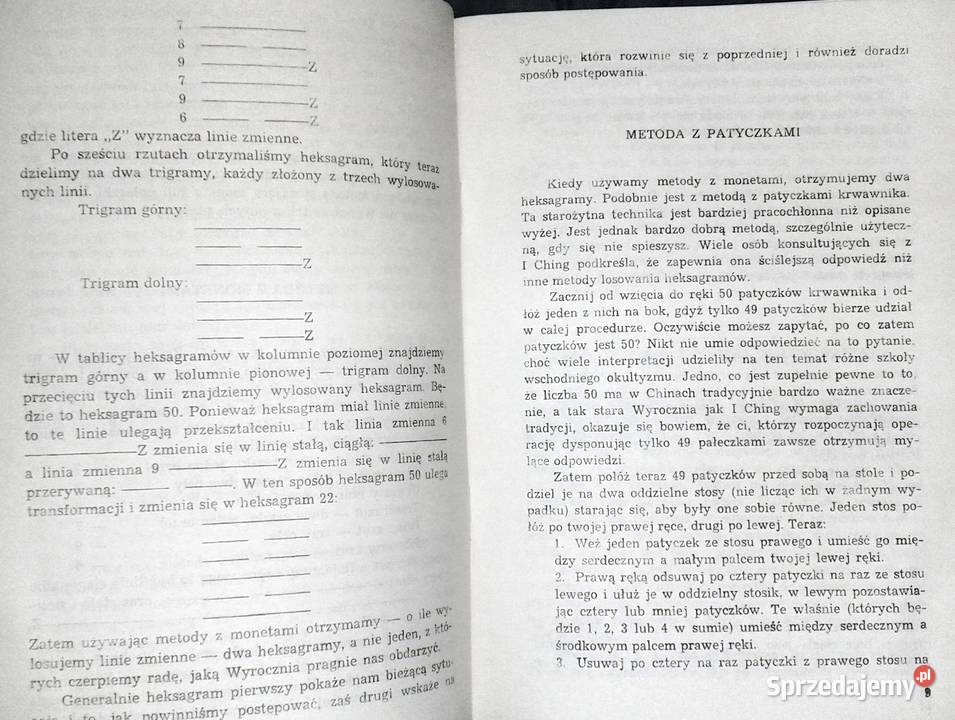 I Ching Chińska księga Wyrocznia lubelskie Chełm