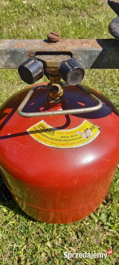 Butla gazowa 3 pełna i 2palnikowa kuchenka mazowieckie sprzedam