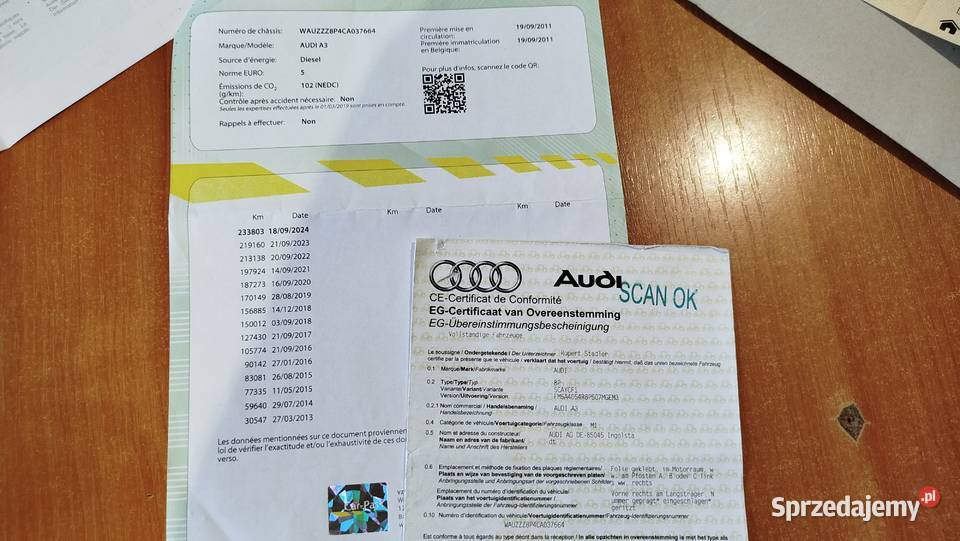 Audi A3 Sportback 16 TDI 105 Bezwypadkowy tempomat Bytów