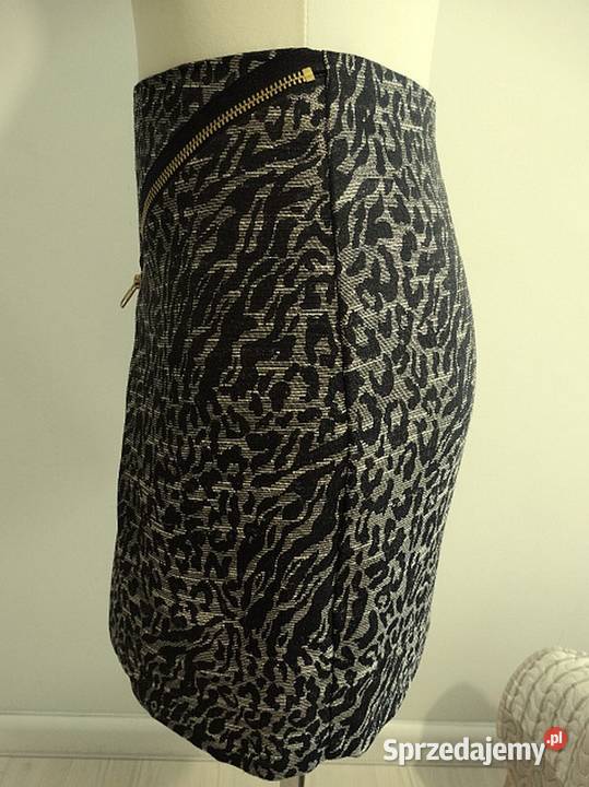 Spódnica Imprezowa Krótka ZłotoCzarna Modne Łomża sprzedam