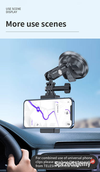 Uchwyt samochodowy przyssawka do GoPro na dolnośląskie Wrocław