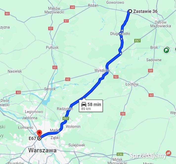 Siedlisko na kolonii z własnym lasem ZASTAWIE mazowieckie sprzedam