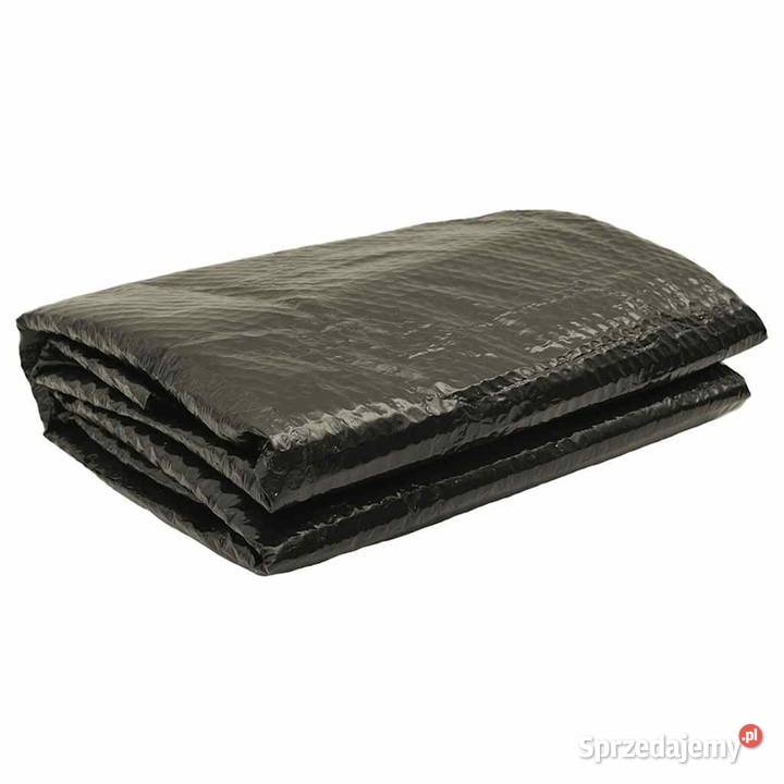 vidaXL Pokrywa na basen czarna 488 PESKU92159