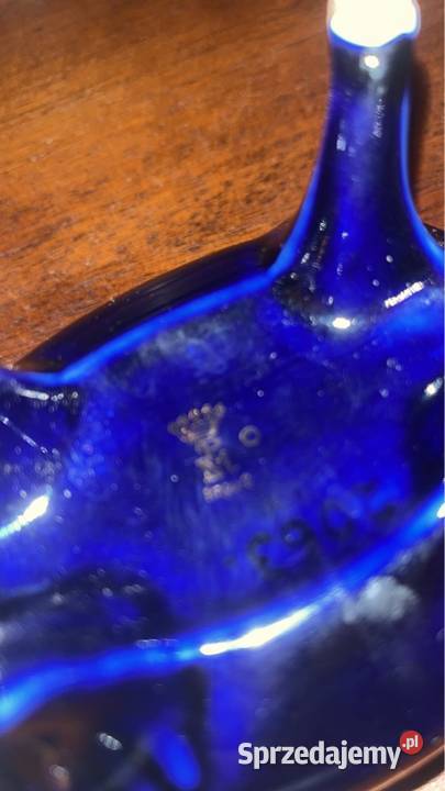 Puzderko PM Import Na 4 nóżkachKobalt Złocone sprzedam