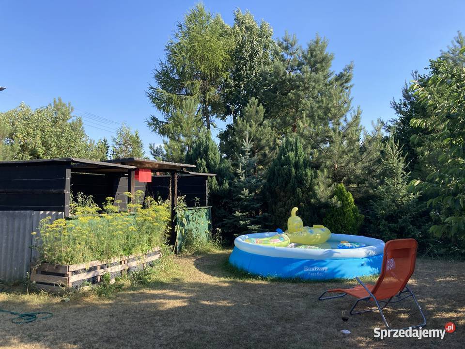 ZIELONY RAJ DOM Z LASEM I OGRODEM ogródek Brzeźce