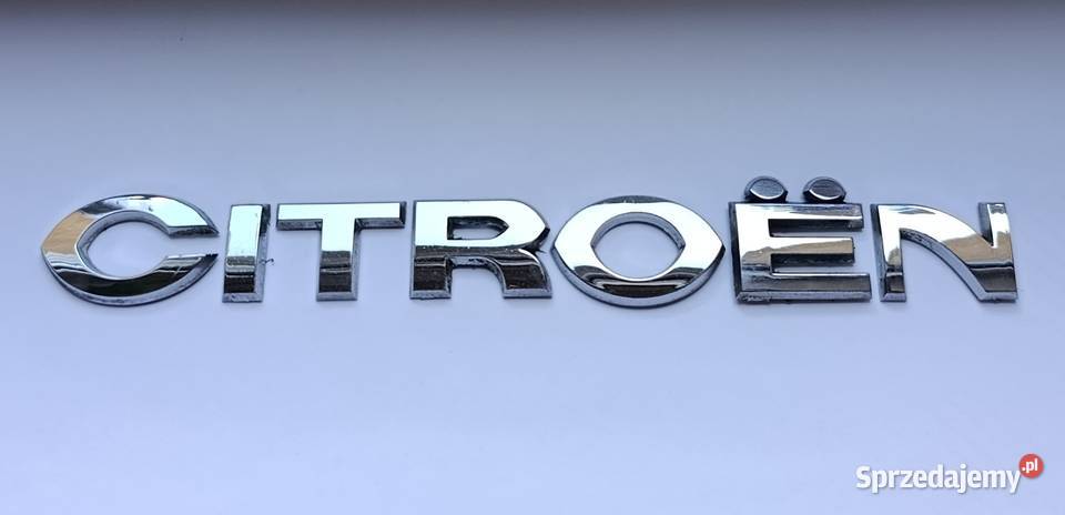 Napis emblemat Citroen C4 I 0408r kujawsko-pomorskie Lipno